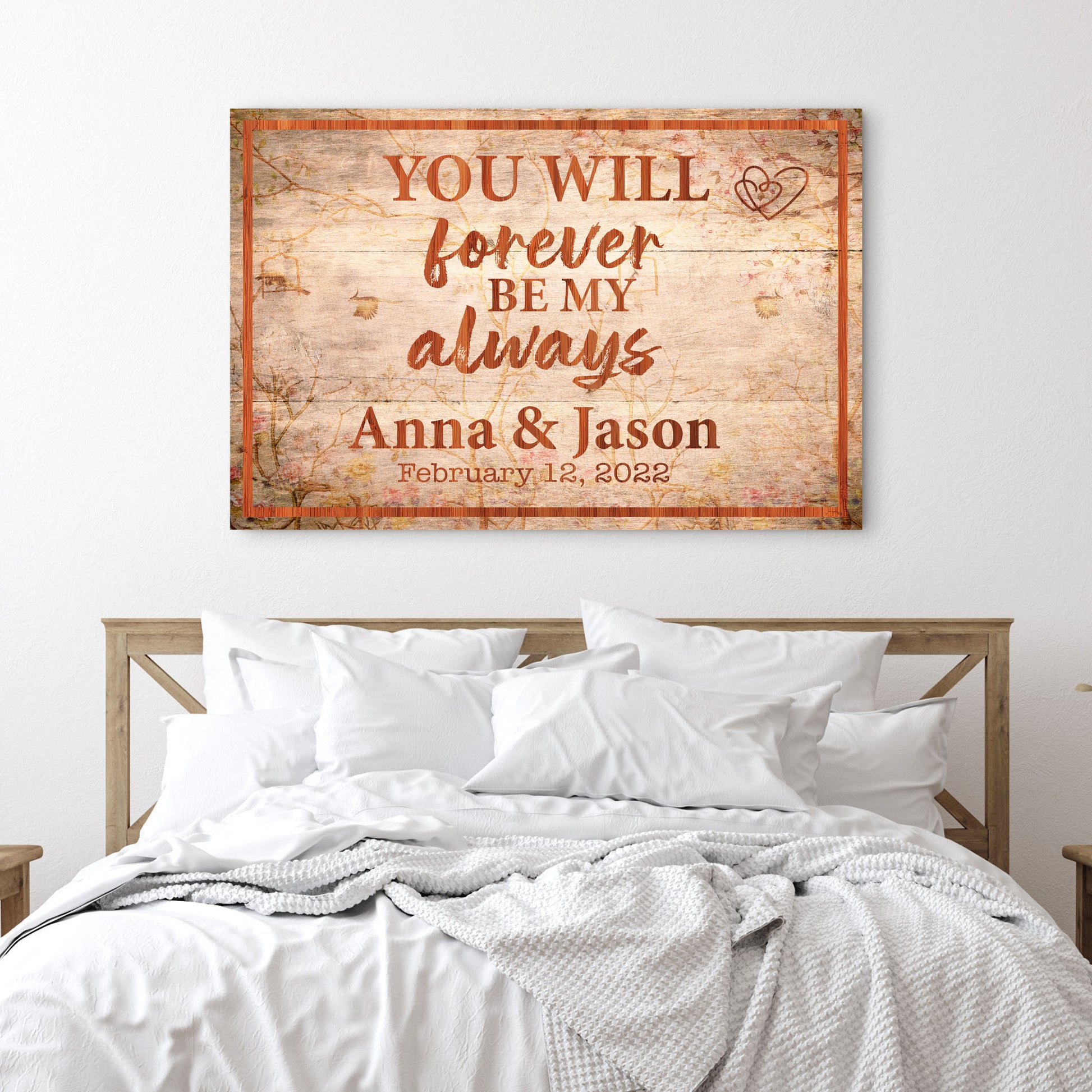 Forever Be My Always Couple Sign II - Image by Tailored Canvases