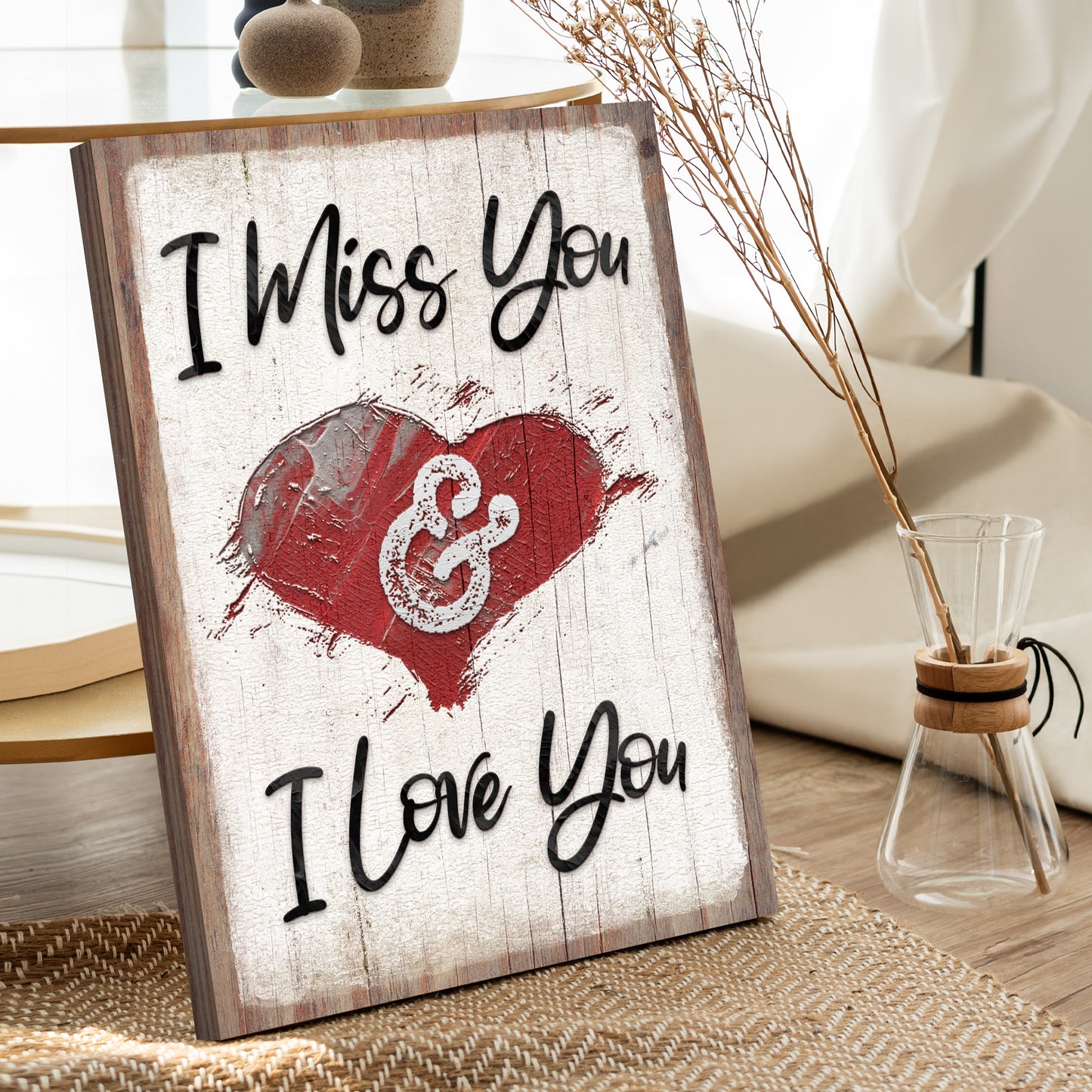 I Miss You Sign II Style 2 - Image by Tailored Canvases