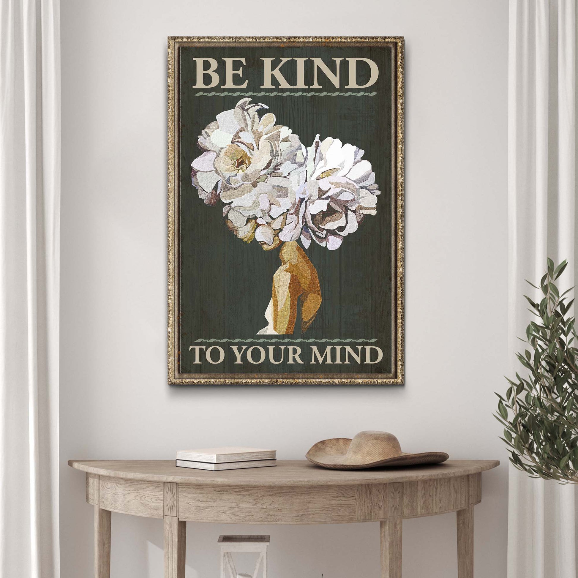 Be Kind To Your Mind Sign II Style 2 - Image by Tailored Canvases