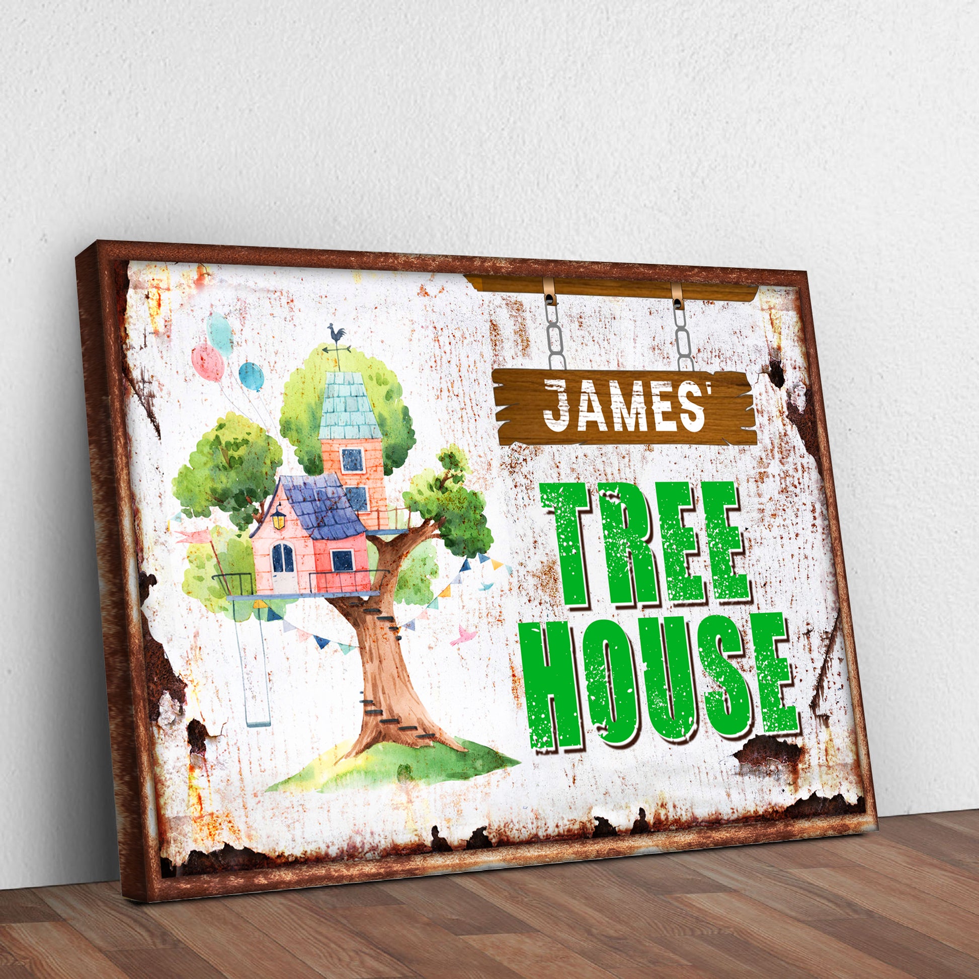 Kid Tree House (Ready to hang) - Wall Art Image by Tailored Canvases
