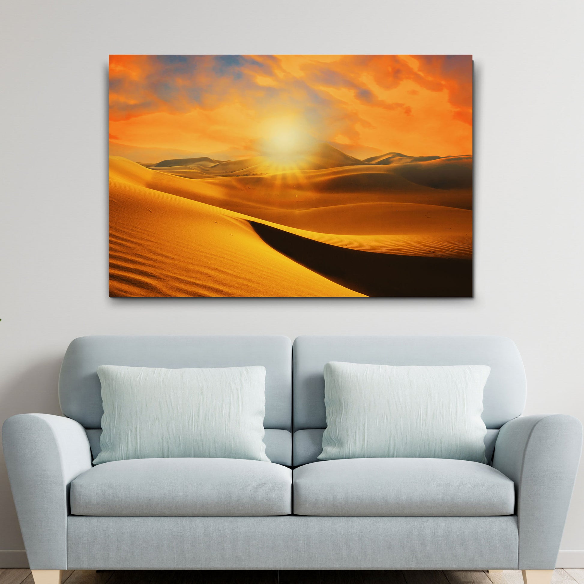 Desert Sand Dune Canvas Wall Art Style 2 - Image by Tailored Canvases