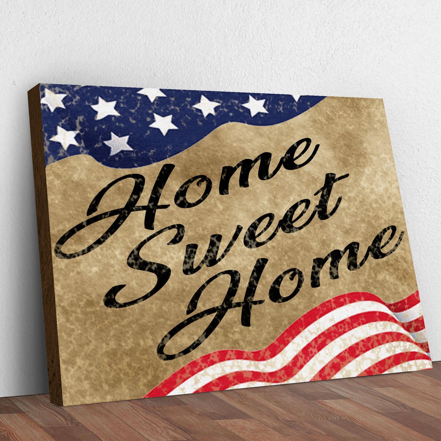 Home Sweet Home America Sign Style 2 - Image by Tailored Canvases