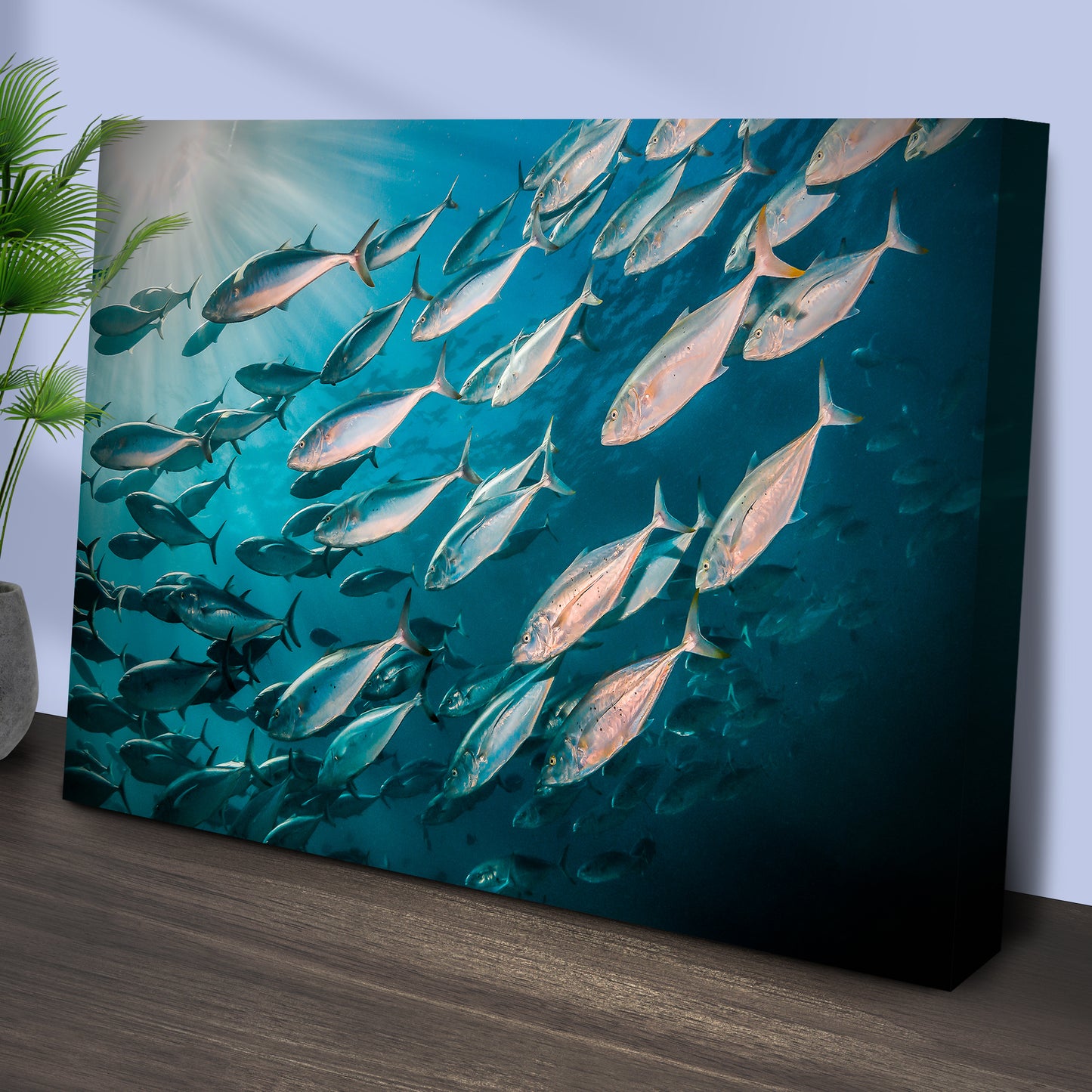Vibrant Ocean Fish Wall Art II Style 2 - Image by Tailored Canvases
