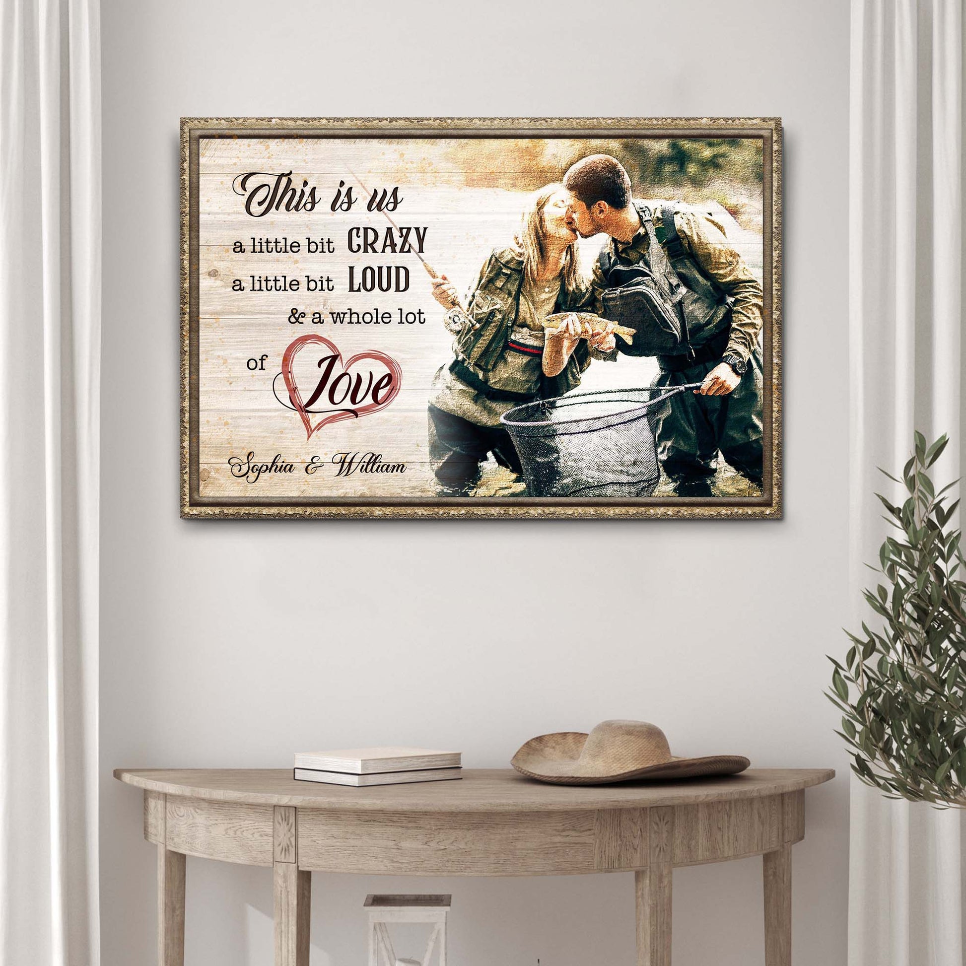 This Is Us Couple Sign II Style 2 - Image by Tailored Canvases