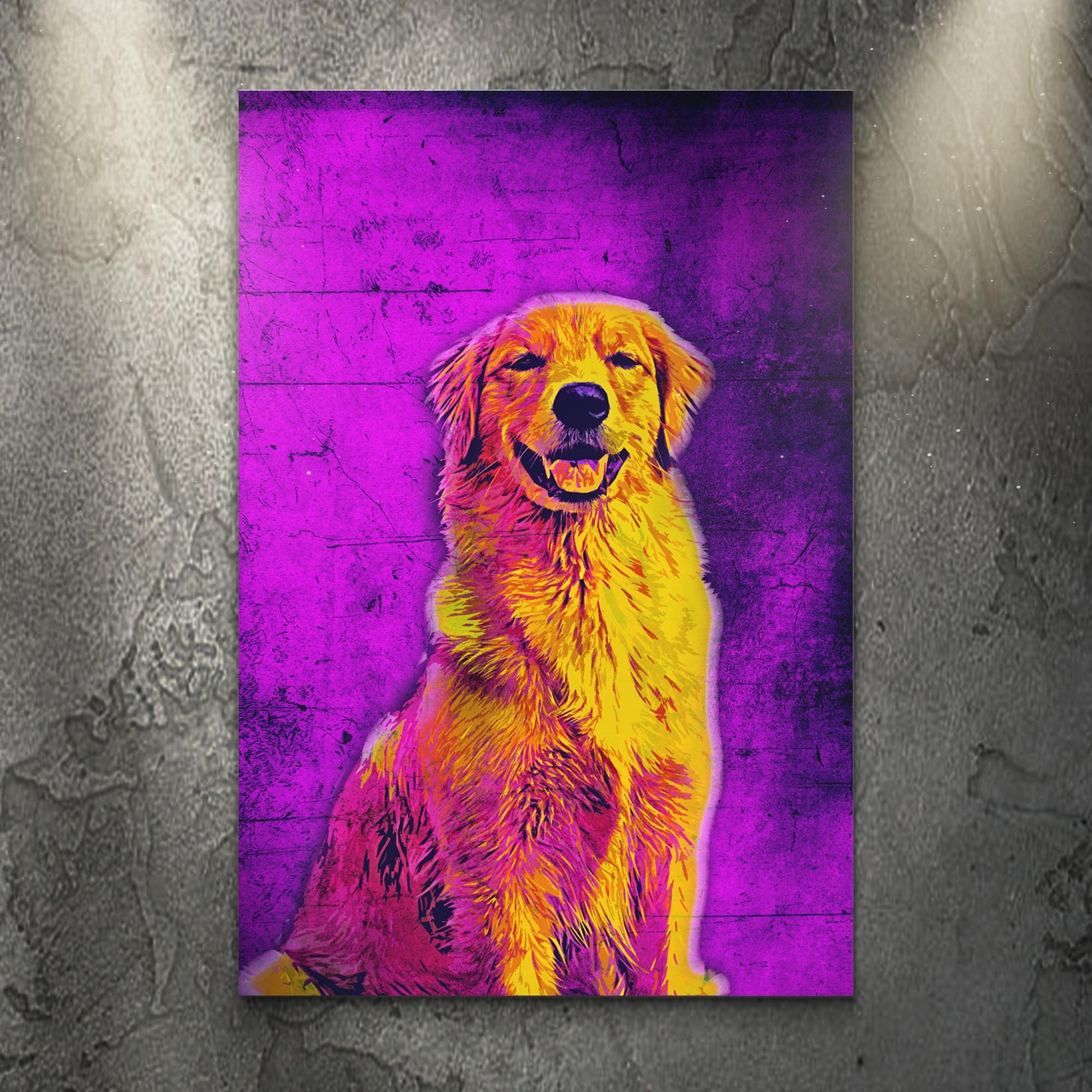Pop Art Pet Portrait - Image by Tailored Canvases