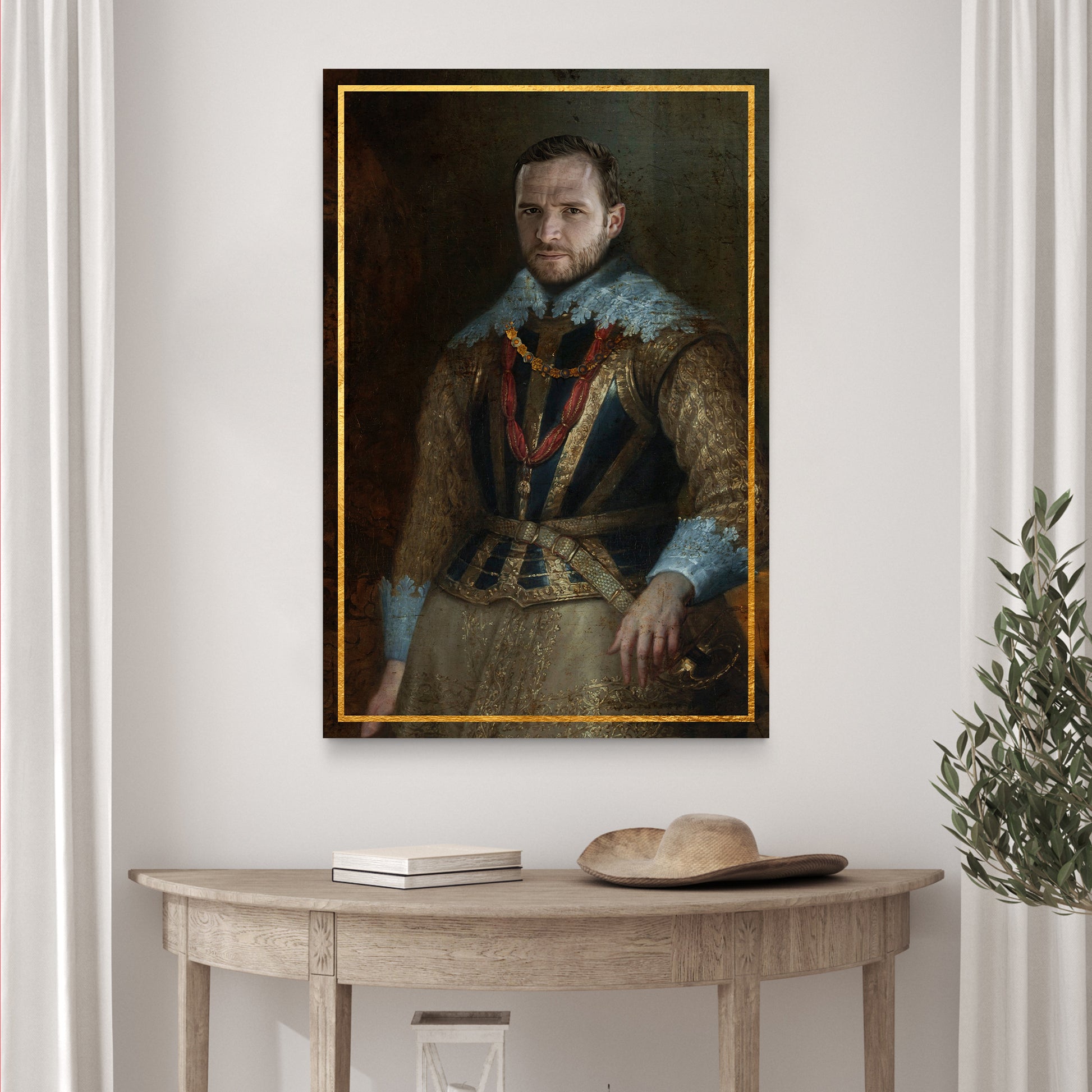 Royal Portrait Sign III Style 1 - Image by Tailored Canvases