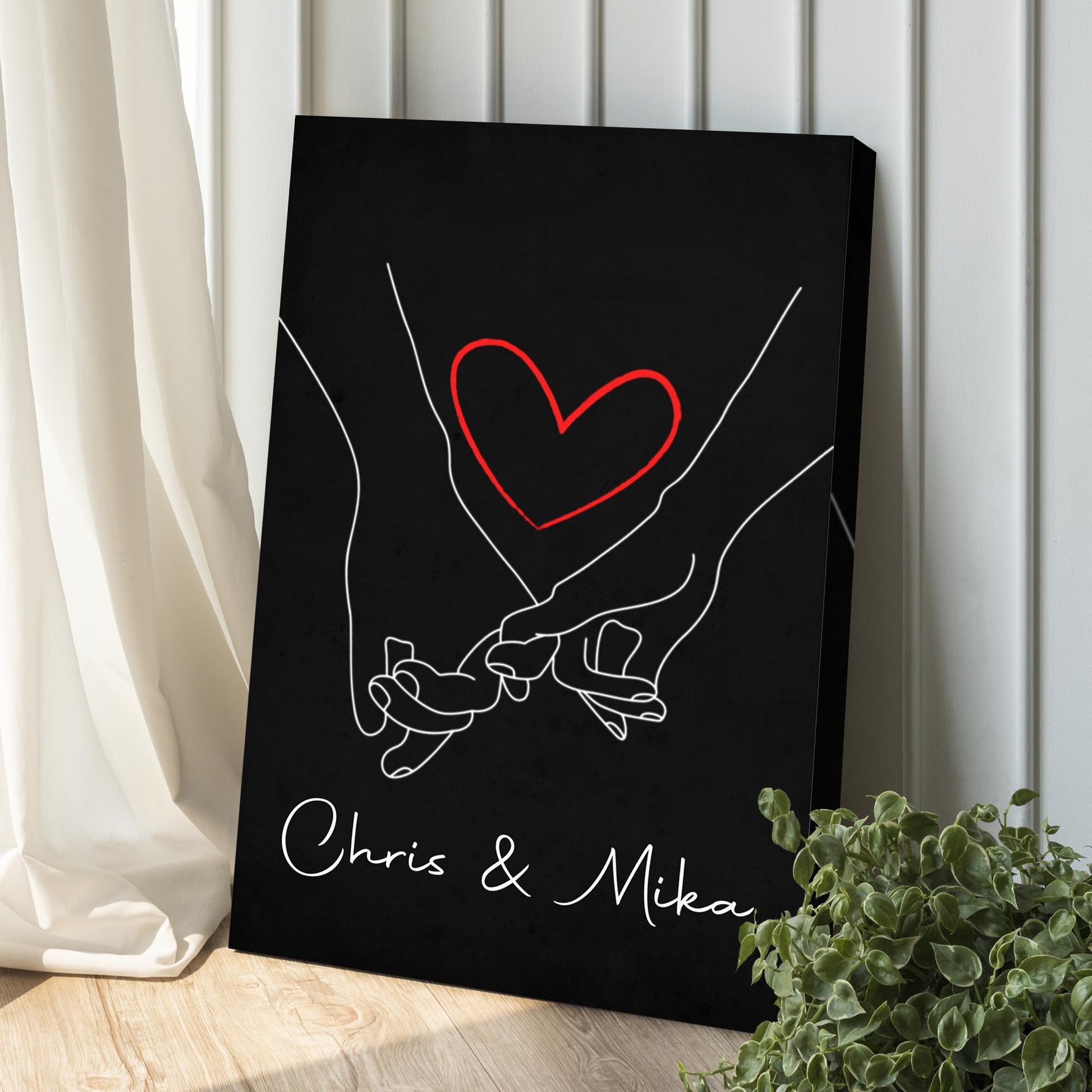 Pinky Swear Sign Style 2 - Image by Tailored Canvases