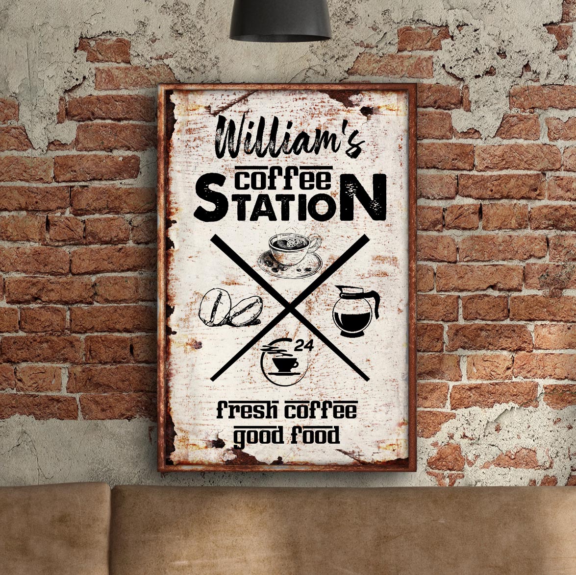 Coffee Station Sign - Image by Tailored Canvases