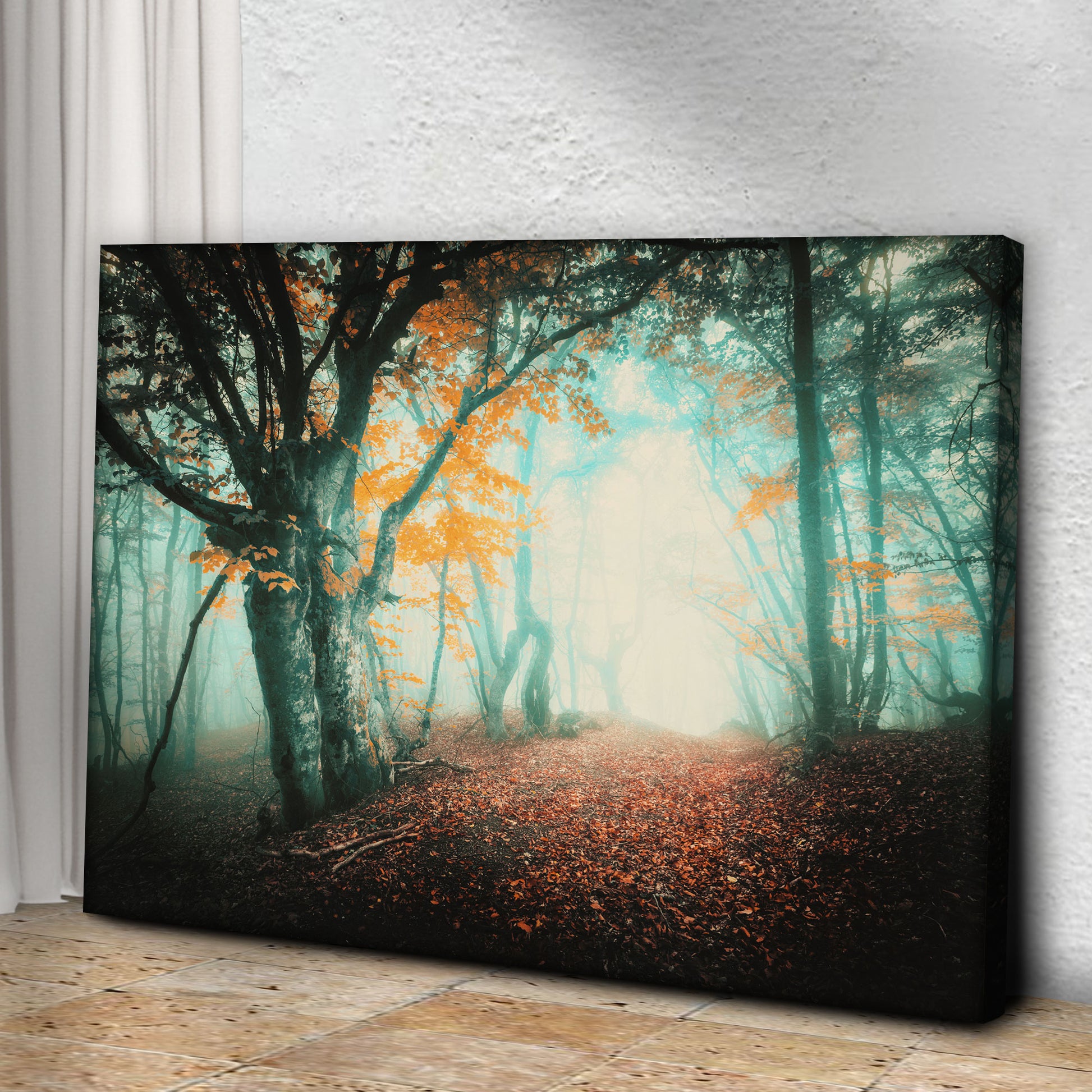 Foggy Forest Canvas Wall Art Style 1 - Image by Tailored Canvases