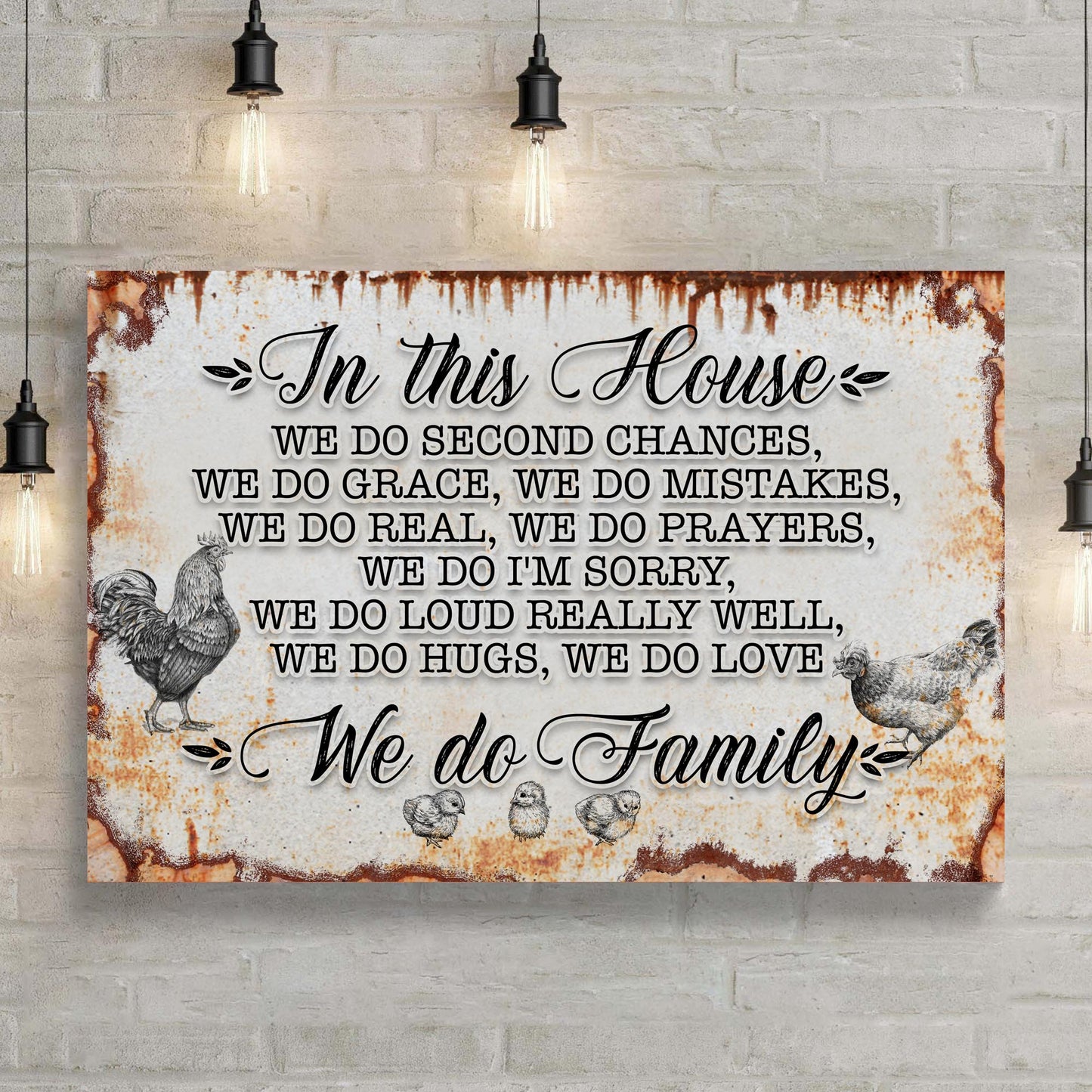 In This House, We Do Family Sign Style 1 - Image by Tailored Canvases