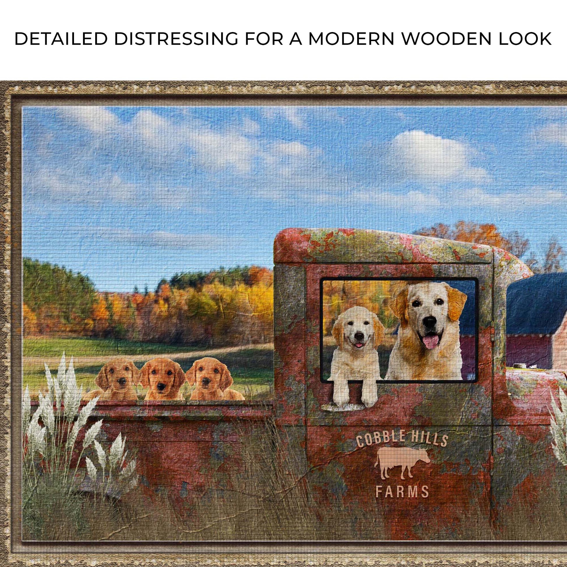 Pet Family Farm Name Sign Zoom - Image by Tailored Canvases