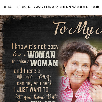To My Mom, I Love You Sign II Zoom - Image by Tailored Canvases