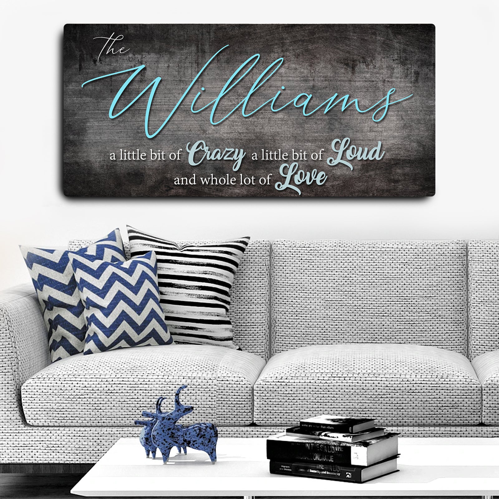 Family Name Sign III - Image by Tailored Canvases