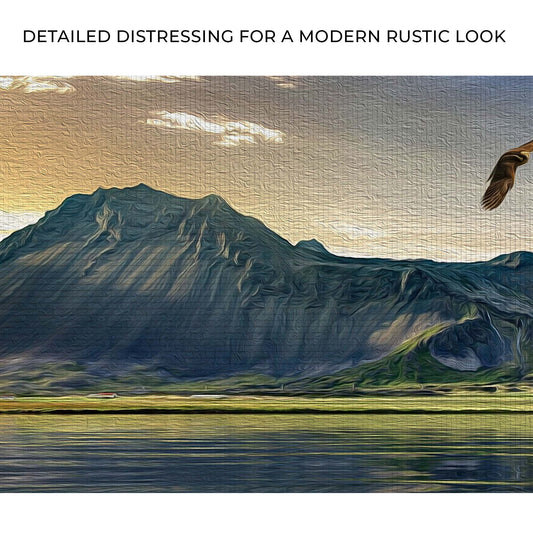 Mountains On Tranquil Canvas Wall Art - Image by Tailored Canvases