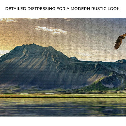 Mountains On Tranquil Canvas Wall Art - Image by Tailored Canvases