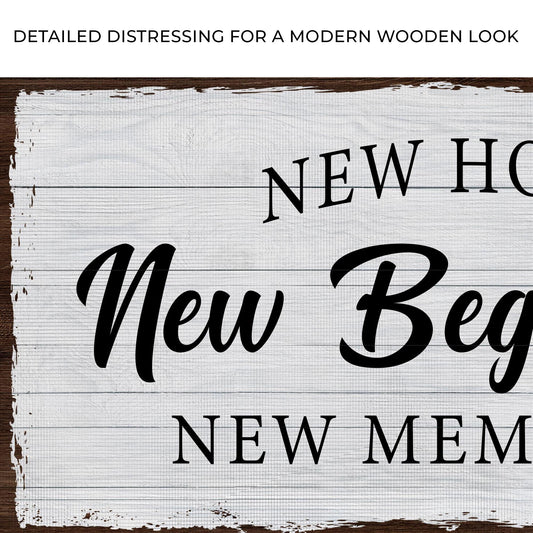 New Home Sign Zoom - Image by Tailored Canvases