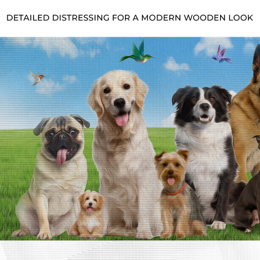 Happy Dogs Pet Canvas Wall Art Zoom - Image by Tailored Canvases