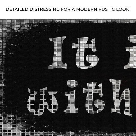 It Is Well With My Soul Sign III Zoom - Image by Tailored Canvases